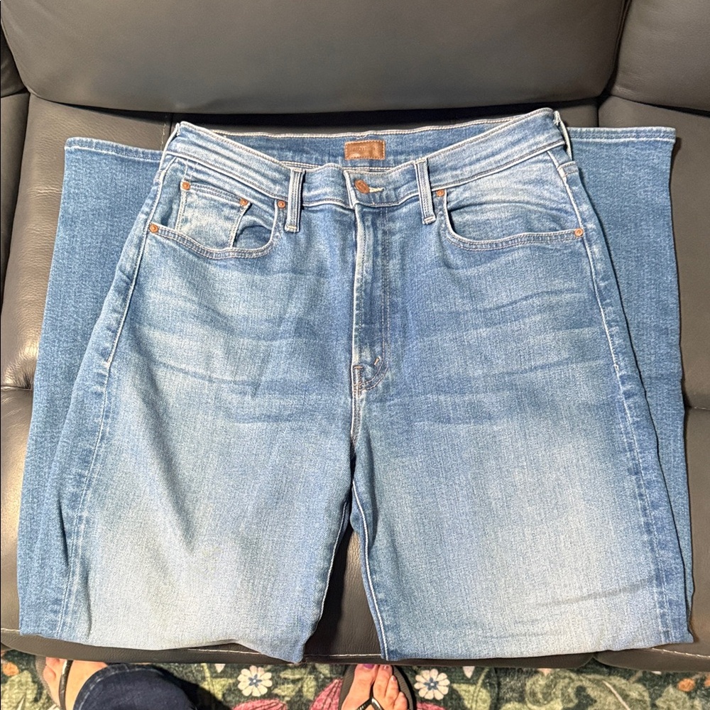MOTHER Light Blue Denim Jeans